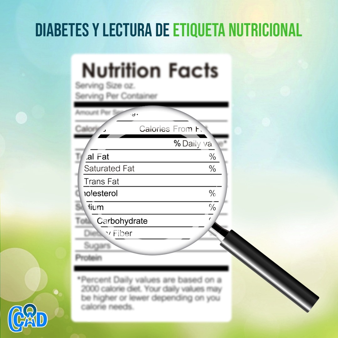 Diabetes y etiqueta nutricional.