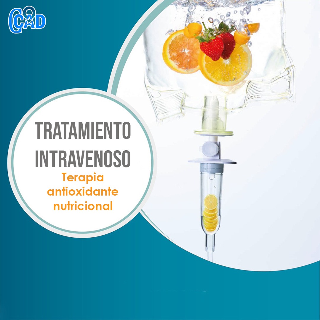 Tratamiento intravenoso. Terapia antioxidante nutricional.