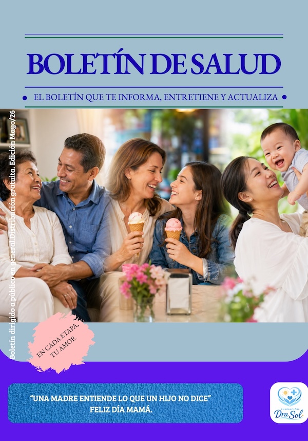Portada del Boletín de Salud Marzo 2026 de Fundación Dra Sol