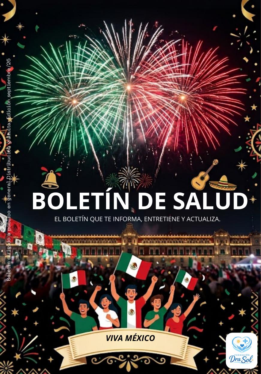 Portada del Boletín de Salud Septiembre 2026 de Fundación Dra Sol
